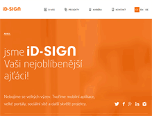 Tablet Screenshot of id-sign.com